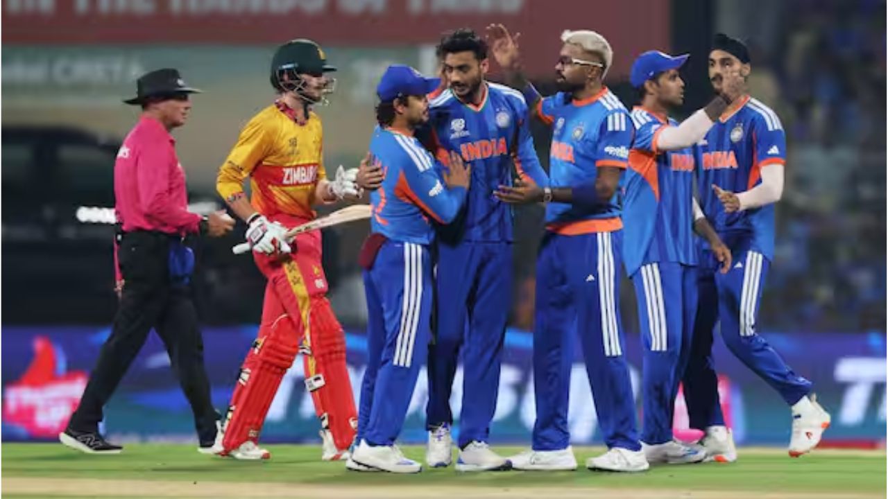 india win against zimbawe next match against west indies