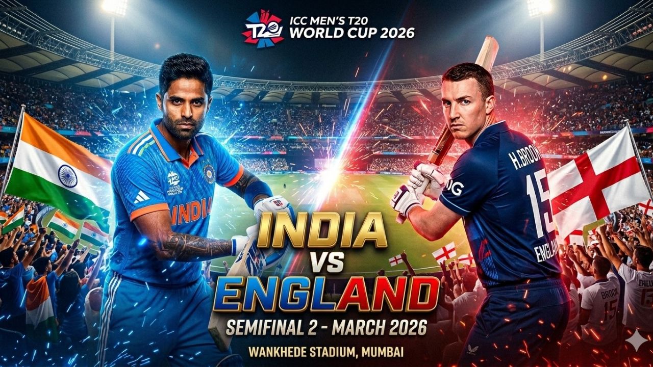 ICC Men’s T20 World Cup: India vs England Semifinal – Date, Time and Pitch Report