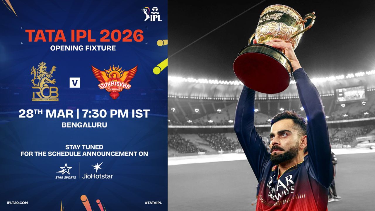 IPL 2026 schedule announcement: Date, time, venue and RCB Match