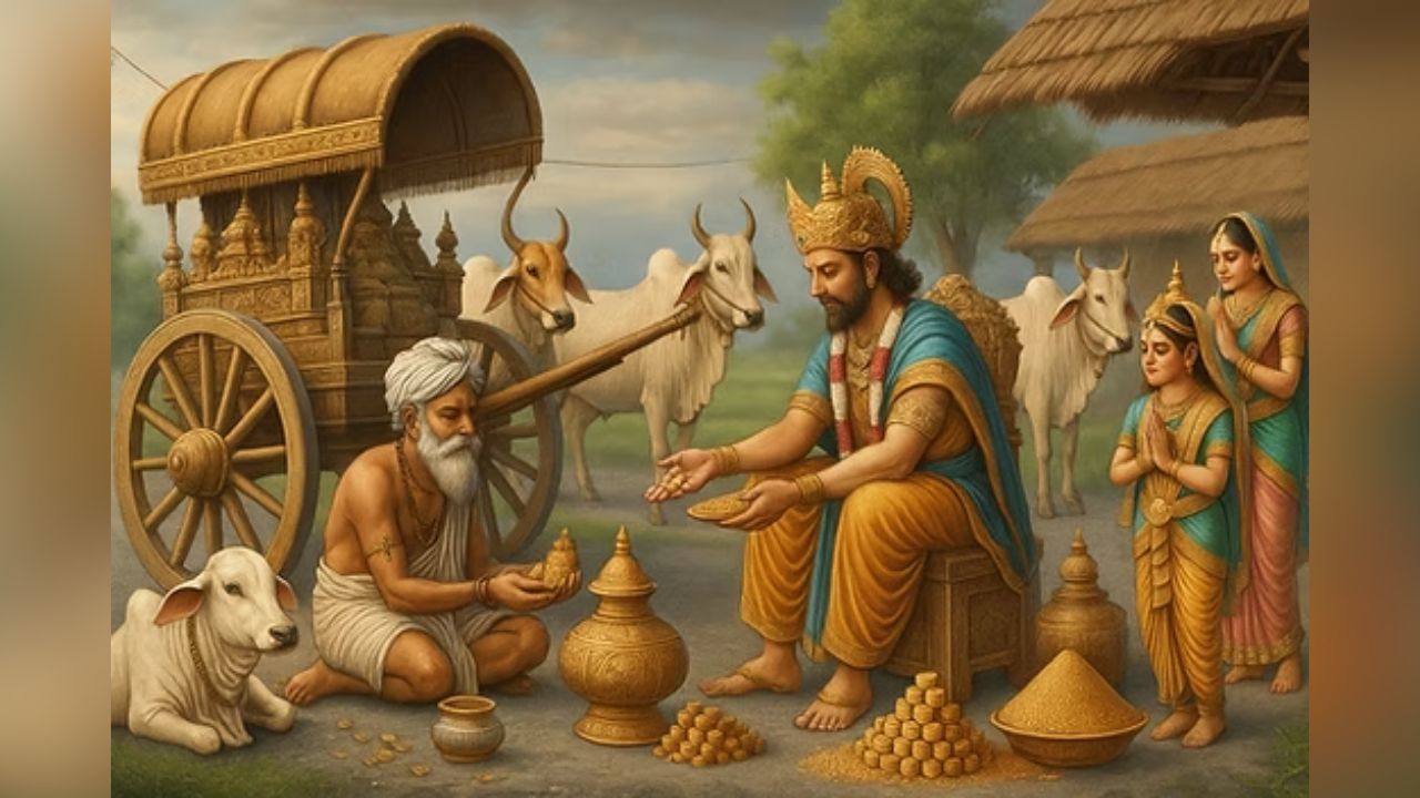 Upanishad Stories: Sage Raikva and King Janashruti Story in Kannada