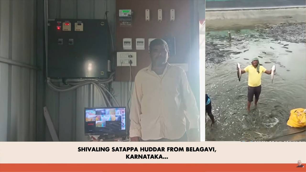 Mann Ki Baat PM Modi praises Belagavi farmer Shivalingappa Huddar for fish farming
