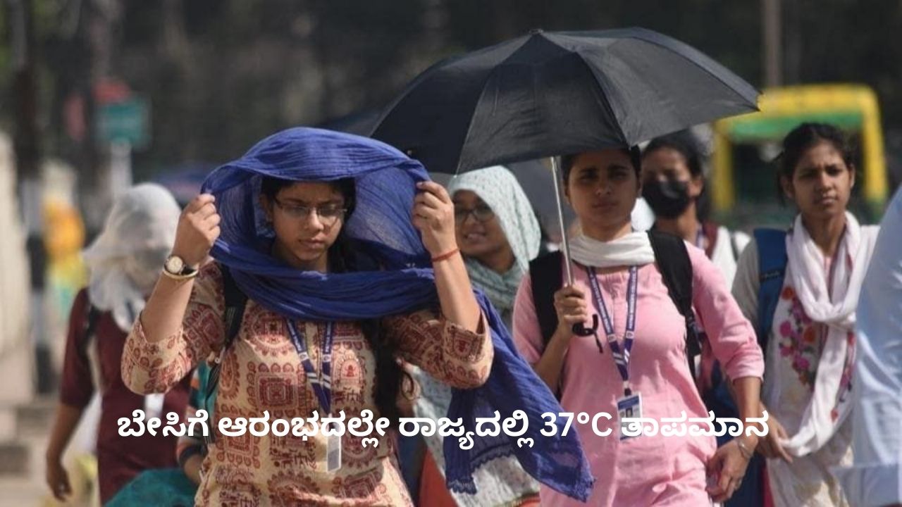 Summer: 37°C temperature in Karnataka yellow alert for 3 districts