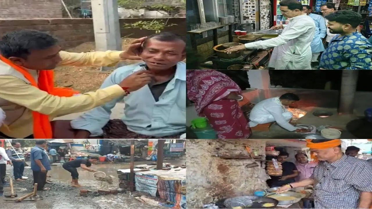 West Bengal Election: BJP and Congress Candidates Turn to Shaving, Cooking, Cleaning to Win Votes