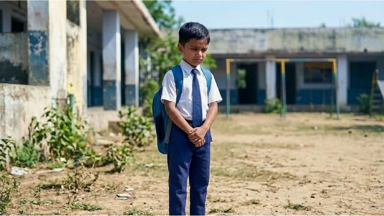 Student stand in sun 2 hours for 2 minutes late yelahanka school ncr