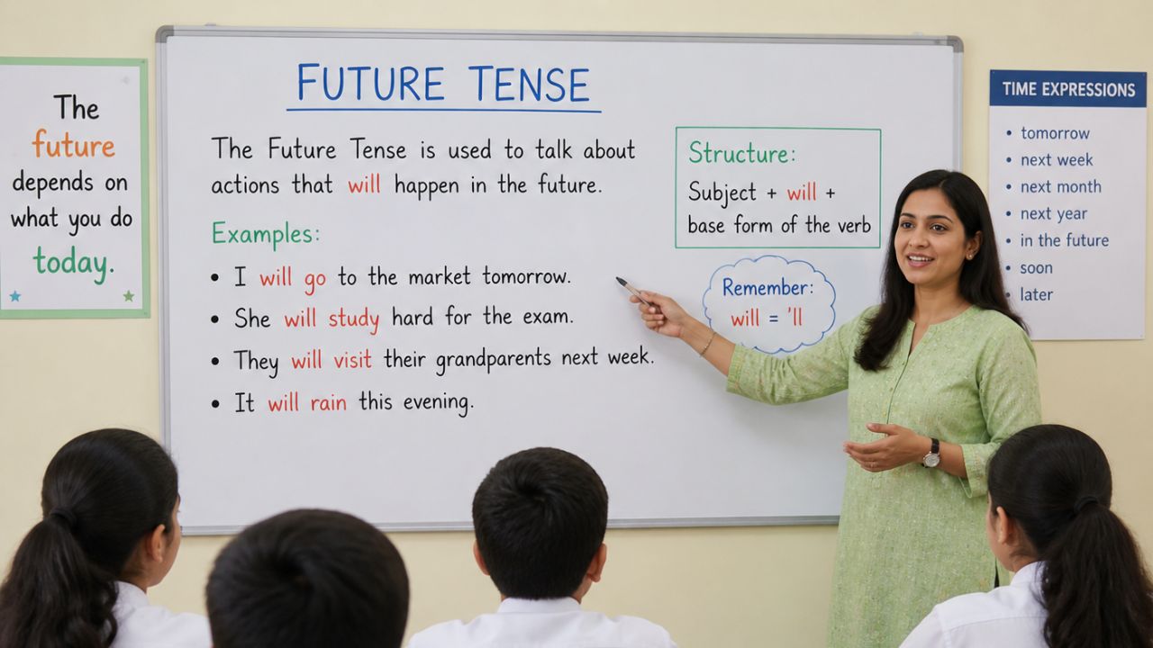 English Grammar Class 17: Future Tense
