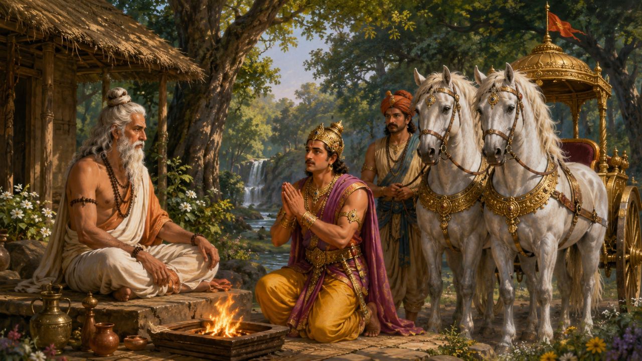 Vamadeva Maharshi is regarded as one of the five Faces of Lord Shiva and divine embodiment of Ishvara