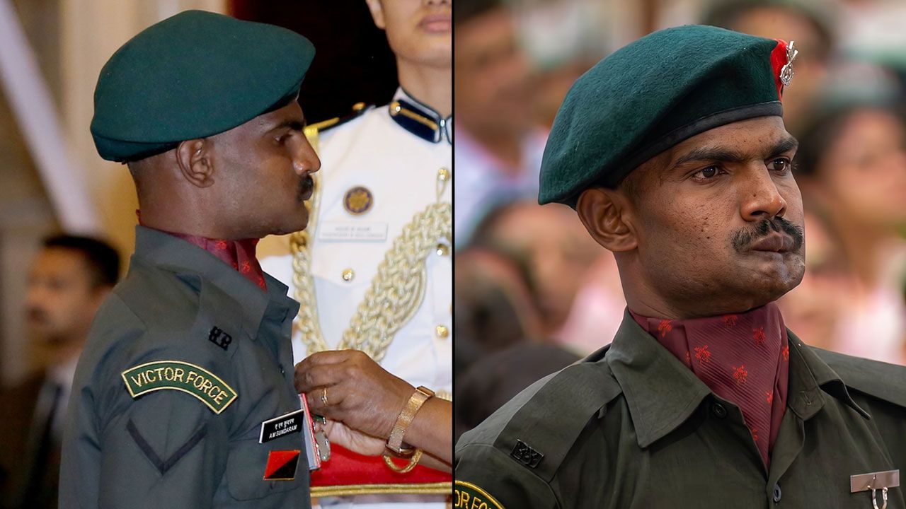 Lance Naik Meenatchi Sundaram A was awarded Kirti Chakra for his indomitable spirit and exceptional bravery